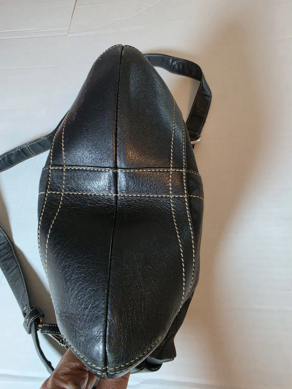 Coach G05K-3574 Signature Soho Duffel Shoulder/Crossbody Bag Purse Black